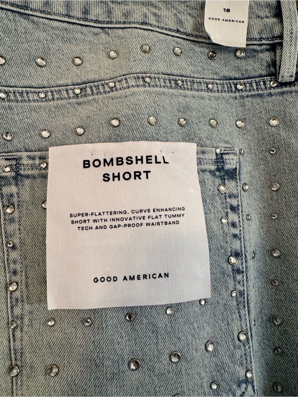 Good American Bombshell Rhinestone Sh - Picture 6 of 6